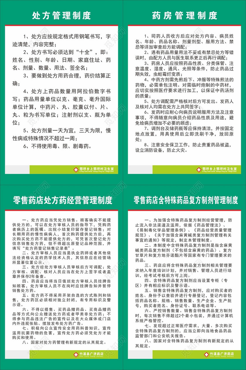 处方管理制度药房管理制度零售药店处方药经营管理制度牌
