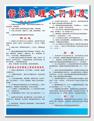 餐厅酒店管理制度
