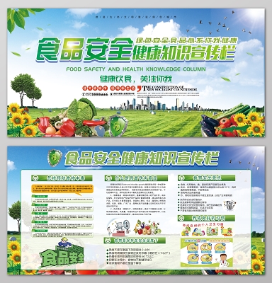 食品安全健康知识宣传栏设计