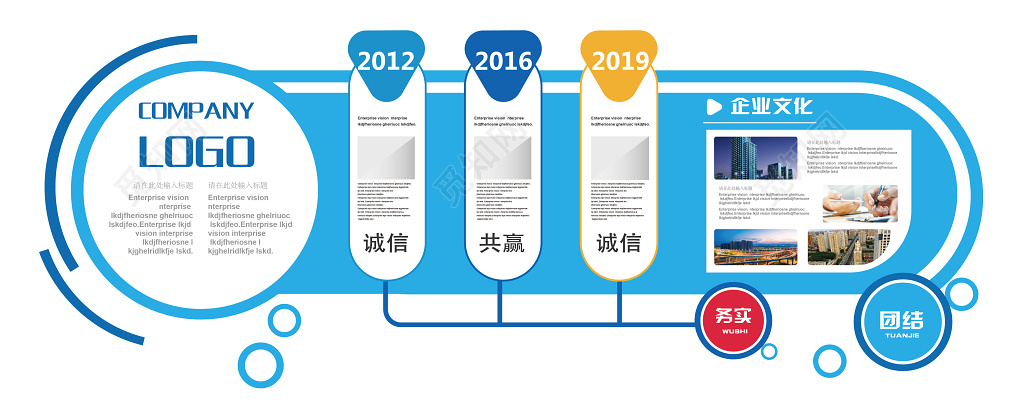 文化墙模板企业文化墙企业文化诚信共赢公司文化励志宣传文化墙设计
