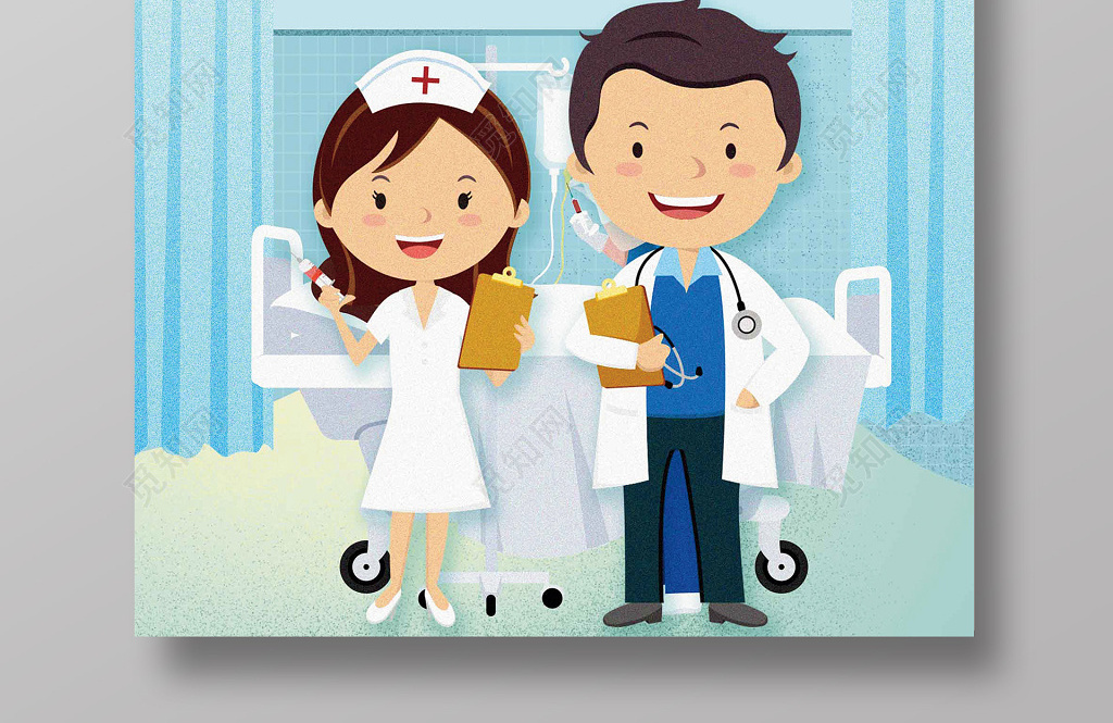 国际护士节创意海报512护士节动漫海报