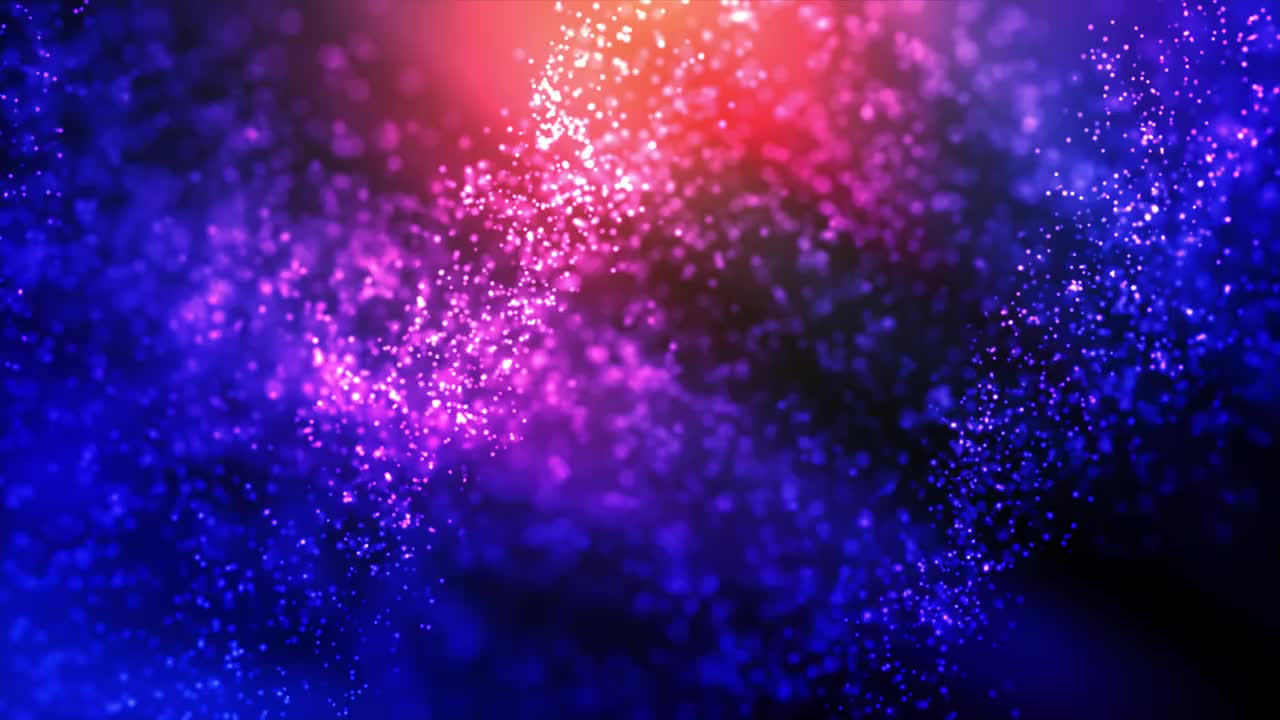 闪闪发光彩虹粒子背景视频素材