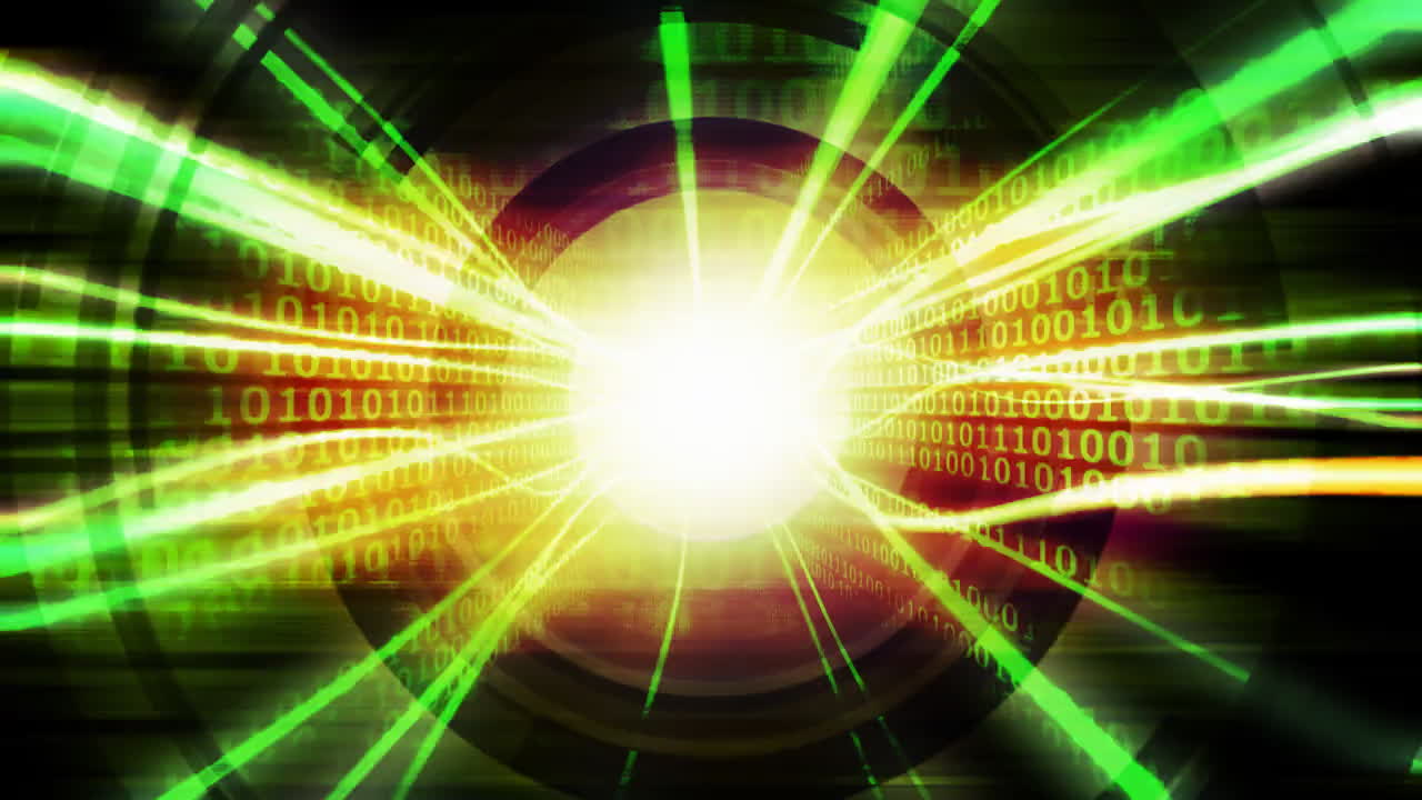 科技感漩涡能量激光背景视频素材