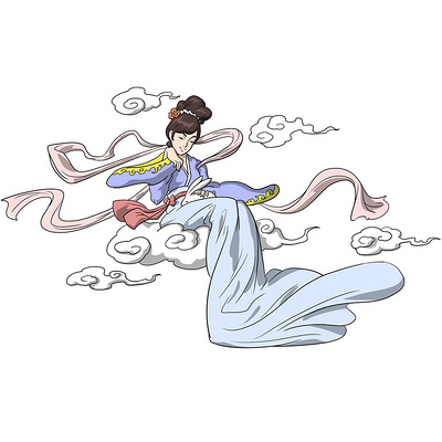 嫦娥玉兔素材