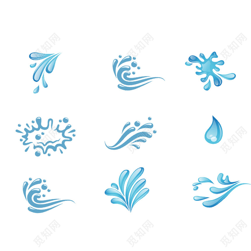 png素材 水花水纹飞溅水流水面标签:动感水效水花水浪水纹