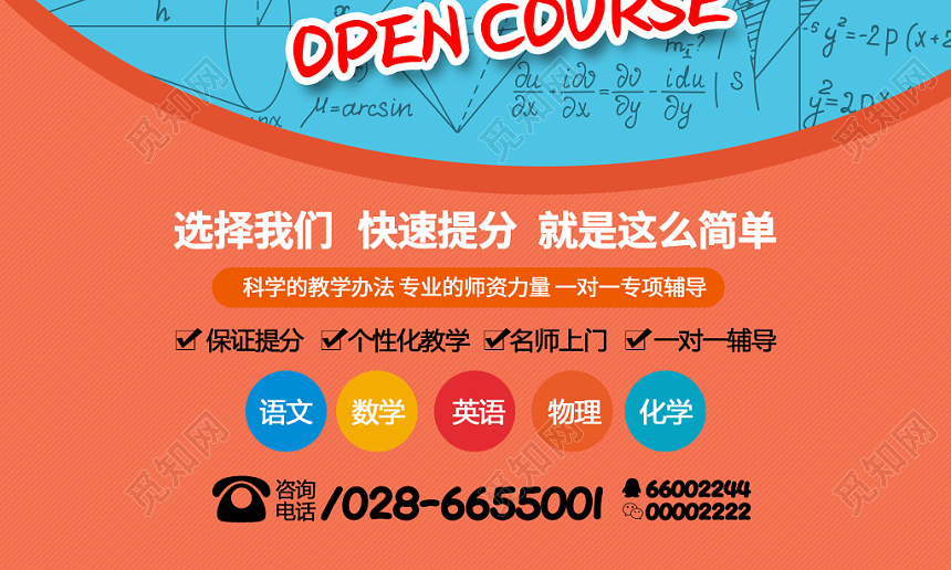 教育一对一专项辅导公开课海报