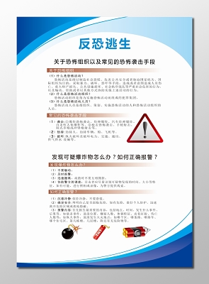 反恐知识ppt