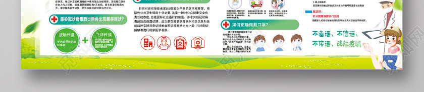 复工春季众志成城战胜疫情新型冠状肺炎预防防护知识宣传栏 复工春季众志成城战胜疫情新型冠状肺炎预防防护知识宣传栏