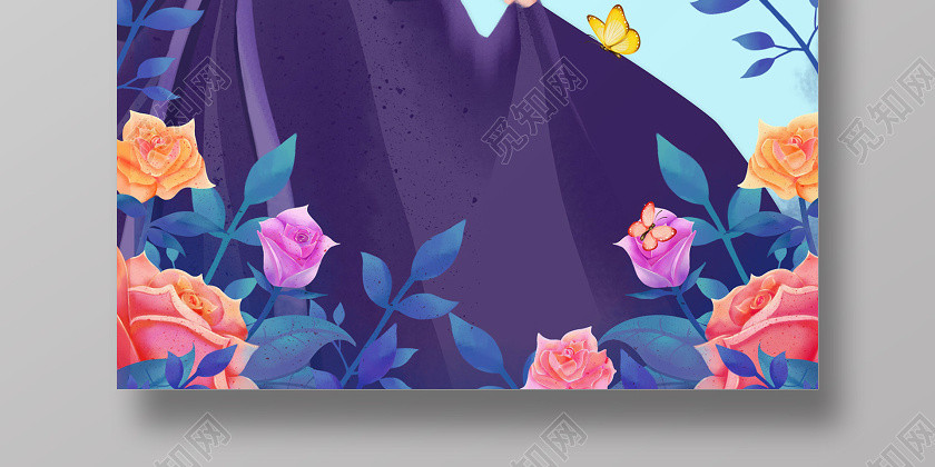 創意插畫風格3月8日女神節婦女節致敬女神共抗疫情公益海報 創意插畫風格3月8日女神節婦女節致敬女神共抗疫情公益海報