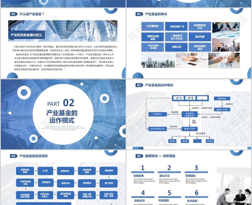 蓝色简约商务助力企业发展产业基金介绍培训课件PPT 蓝色简约商务助力企业发展产业基金介绍培训课件PPT