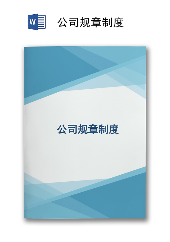 建筑公司规章制度范本word文档