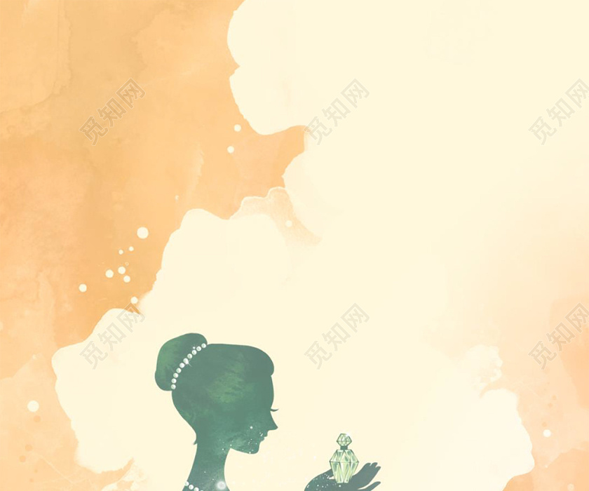 手绘人物卡通感恩妇女节信纸