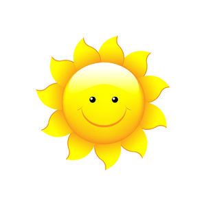 太阳花笑脸太阳矢量图素材