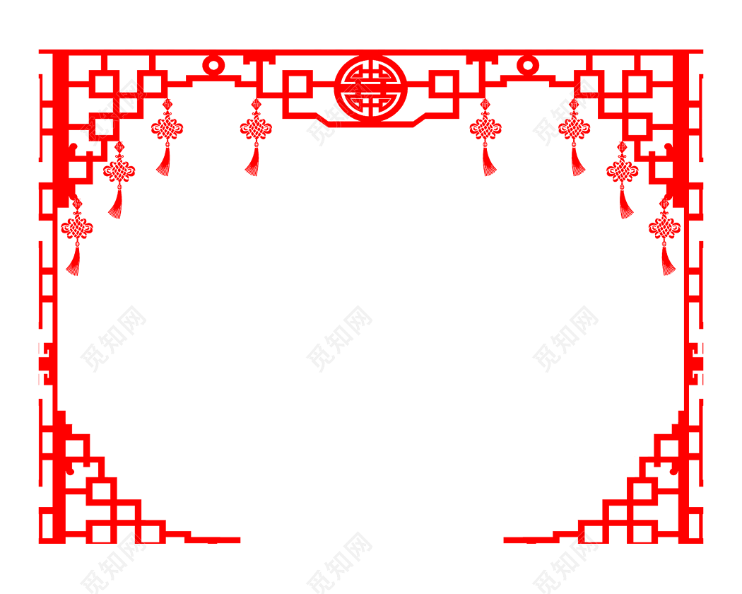 红色中国风剪纸纹路背景图图片素材免费下载 - 觅知网