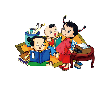 古代小孩读书图片可爱图片