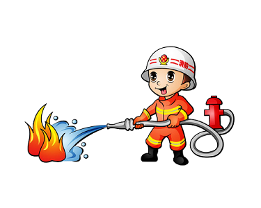 119全国消防宣传日灭火消防员免抠素材