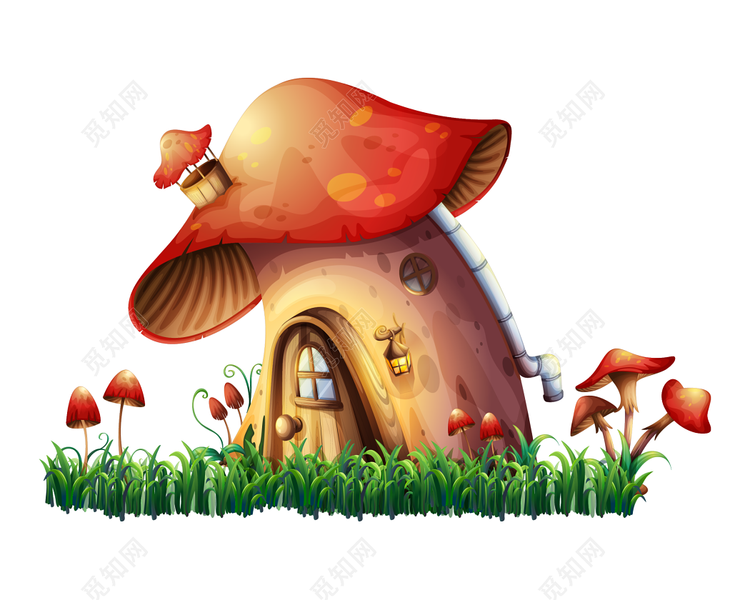 蘑菇房子|插画|创作习作|Rebecca_H - 原创作品 - 站酷 (ZCOOL)