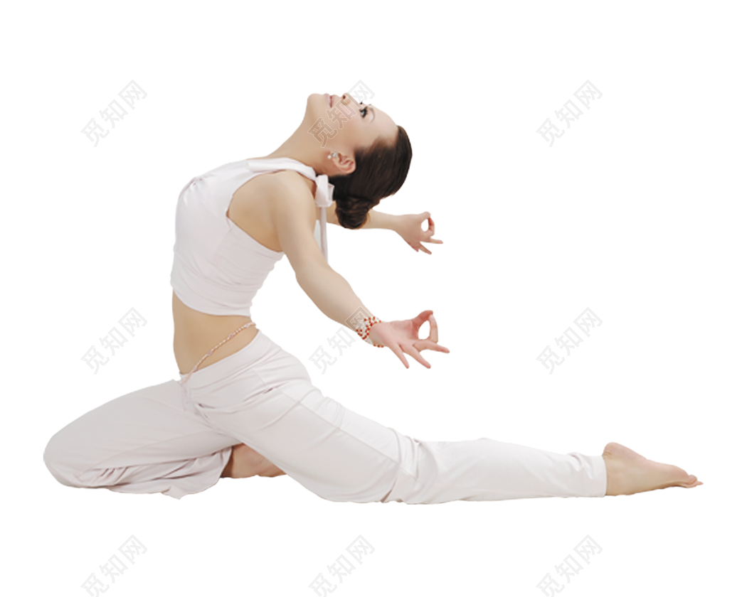健身瑜伽动作摄影图高清摄影大图-千库网