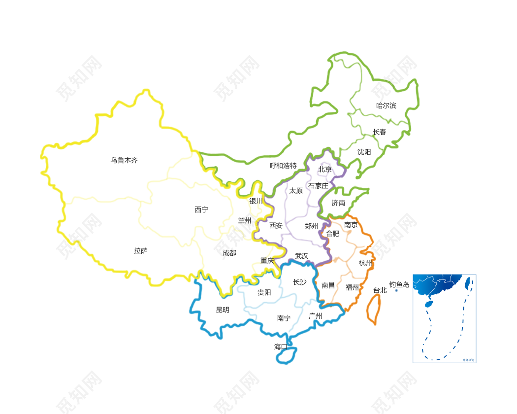 中国高清地图电子版_中国高清地图清晰版_微信公众号文章