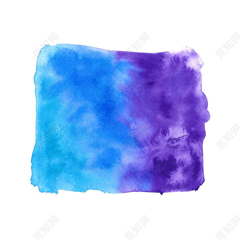 紫蓝标签墨素材免费下载 觅知网