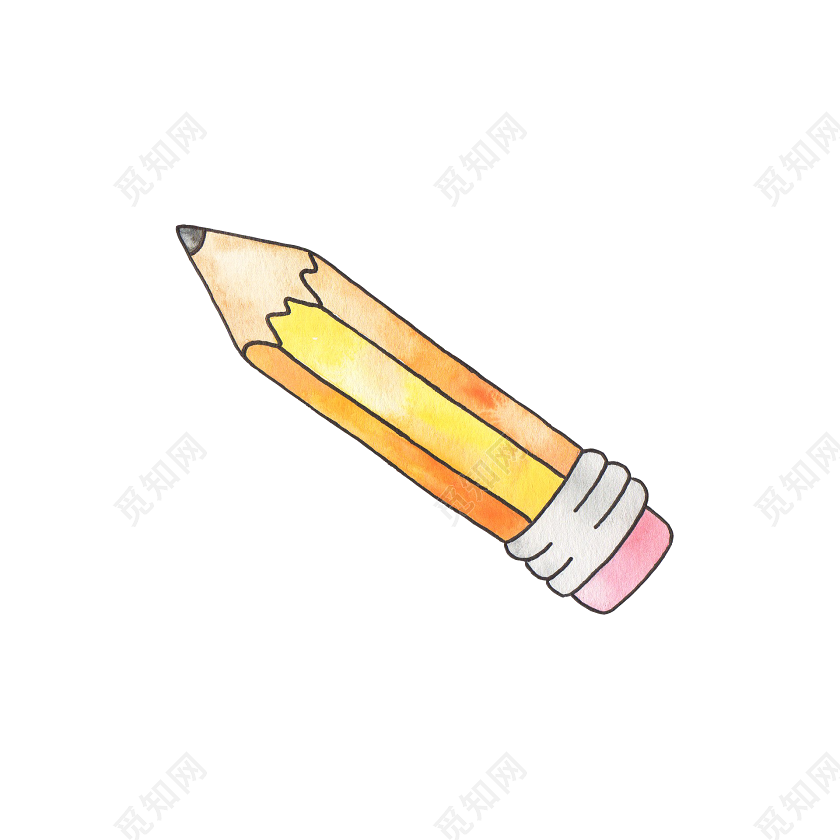 水彩水墨铅笔素材免费下载 觅知网