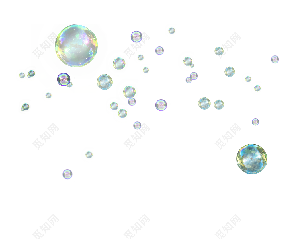 白色泡泡泡沫素材下载-欧莱凯设计网