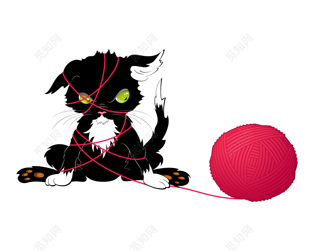 站立的猫咪玩球画面绘画教程 铅笔画画法 毛茸茸逼真细腻(2)[ 图片/6P ] - 优艺星