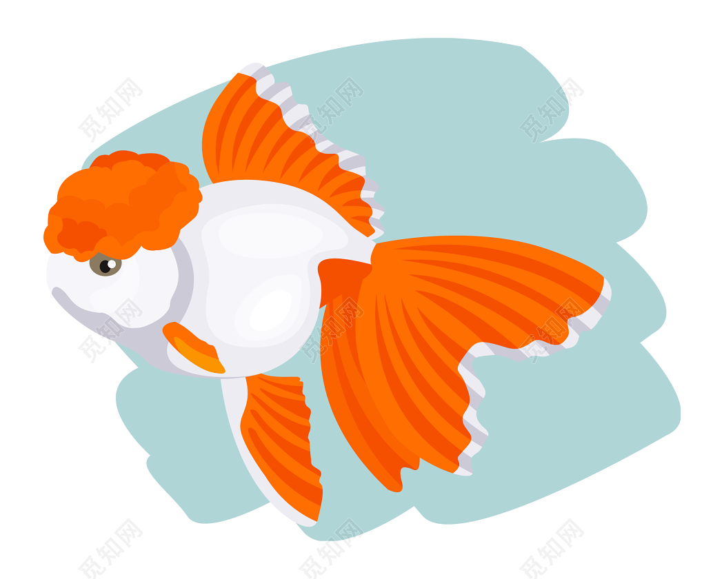 卡通金鱼鱼缸设计素材免费下载 - 觅知网