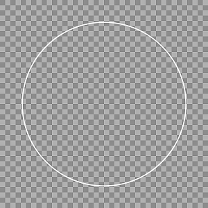 白色圆圈png图片