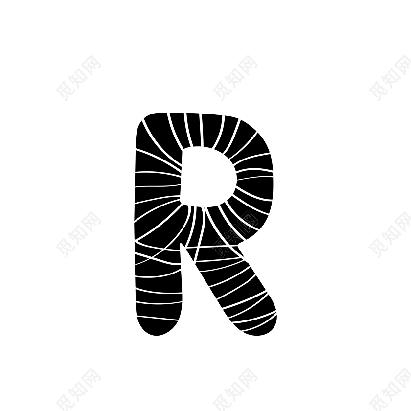 黑白色字体字母r素材免费下载 觅知网 黑白色字体字母r素材免费下载 觅知网
