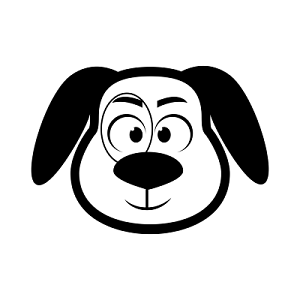 小狗表情符号复制图片