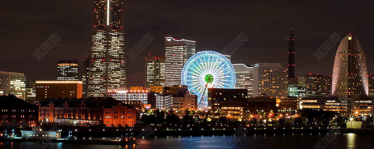 唯美城市夜景灯光背景免费下载 觅知网