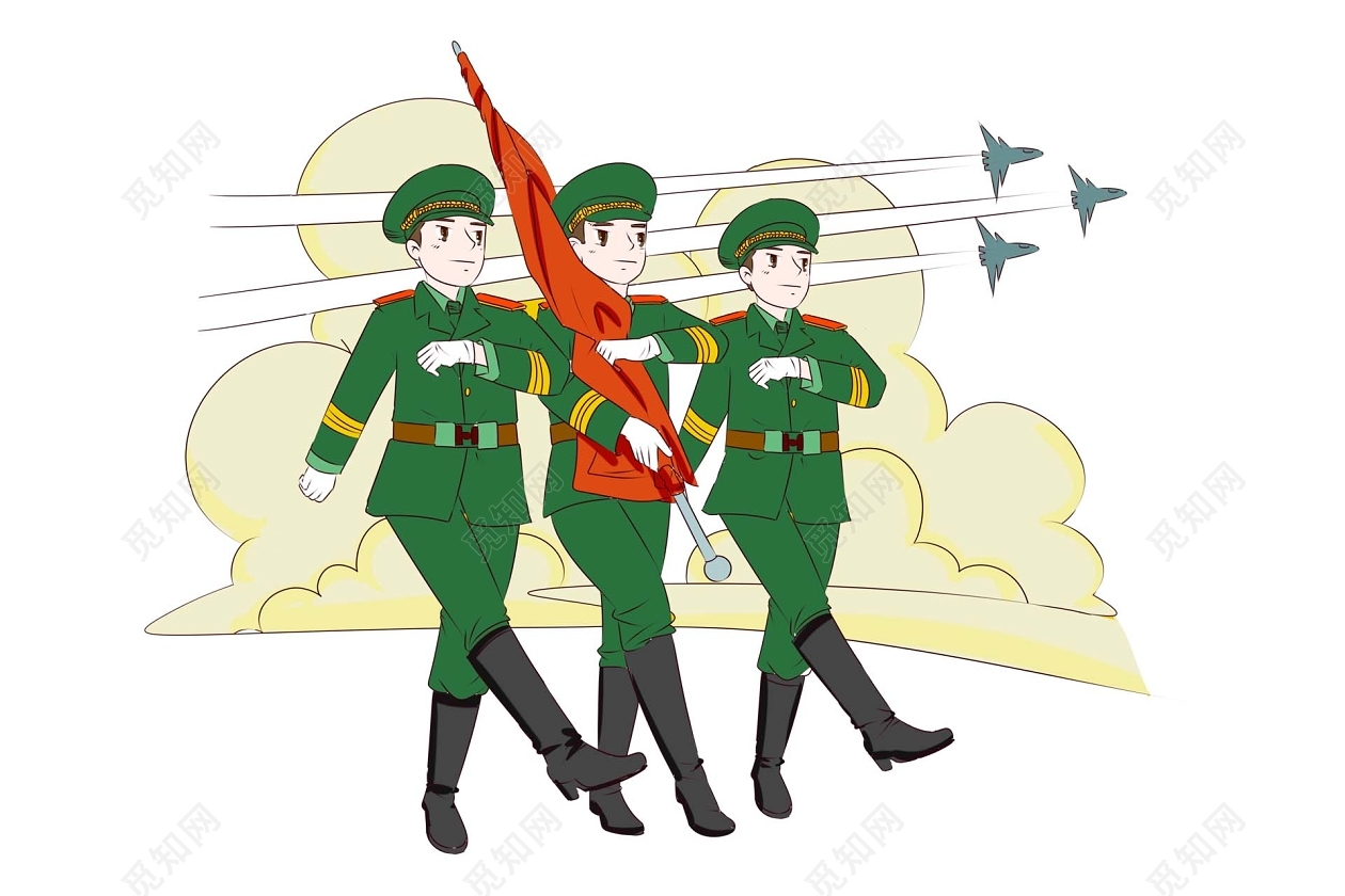 70周年阅兵式|插画|商业插画|xiaoxiange - 原创作品 - 站酷 (ZCOOL)