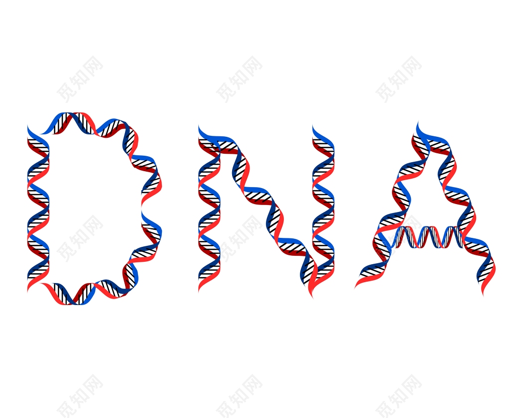 Dna分子螺旋彩色字母素材艺术字免费下载 觅知网 Dna分子螺旋彩色字母素材艺术字免费下载 觅知网