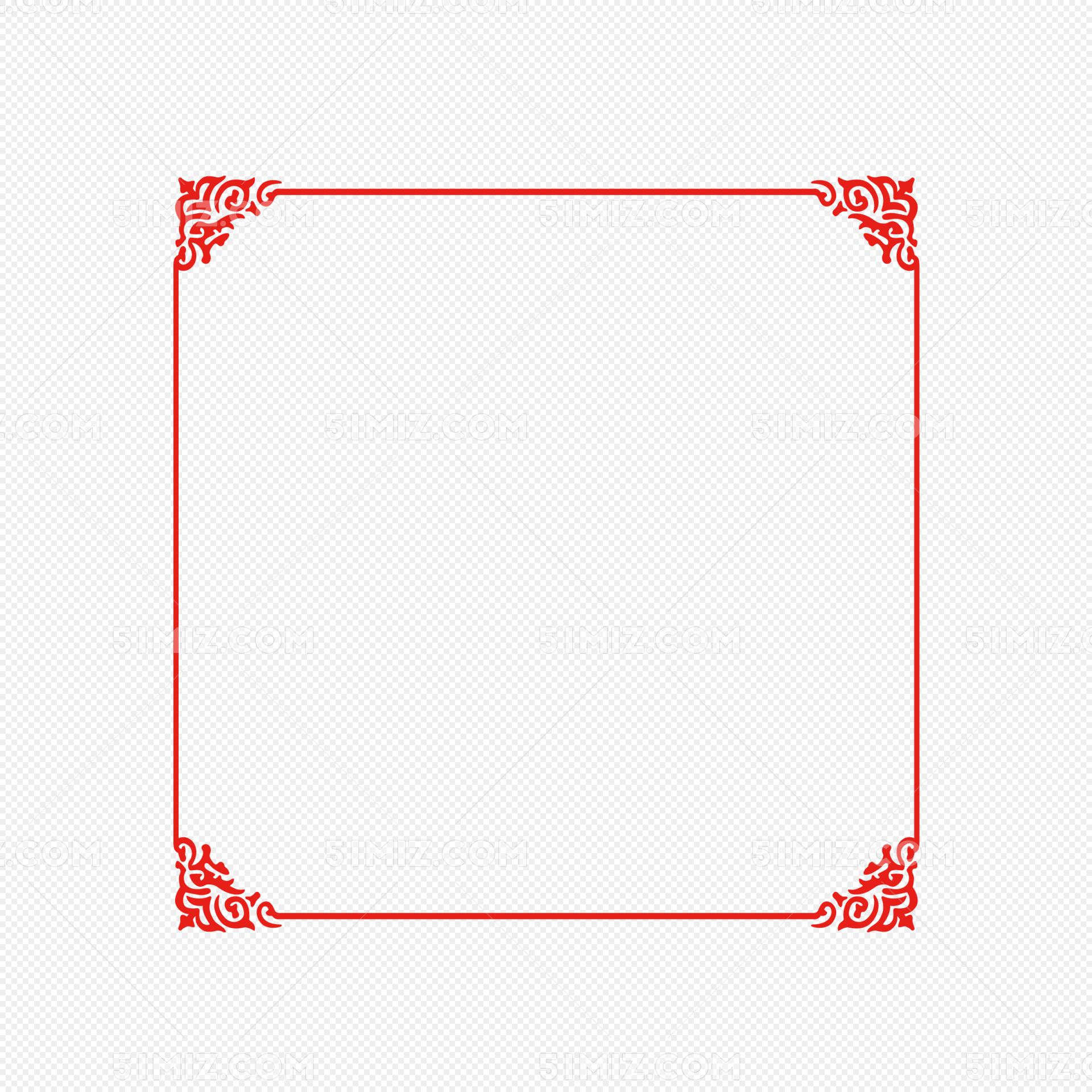 红色背景边框平面广告素材免费下载(图片编号:757890)-六图网