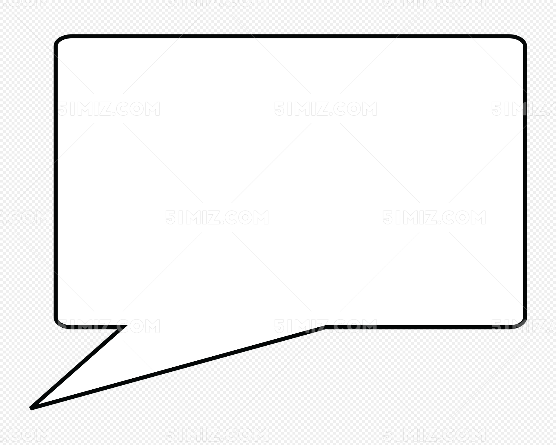 白色对话框气泡文本框图片素材免费下载 - 觅知网