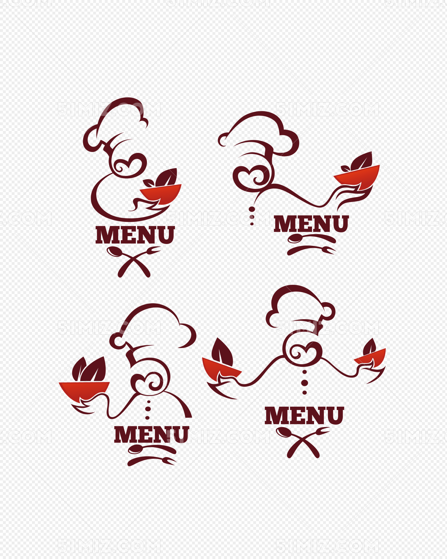 专业厨师烹饪食品标志设计插画图片素材_ID:425149357-Veer图库