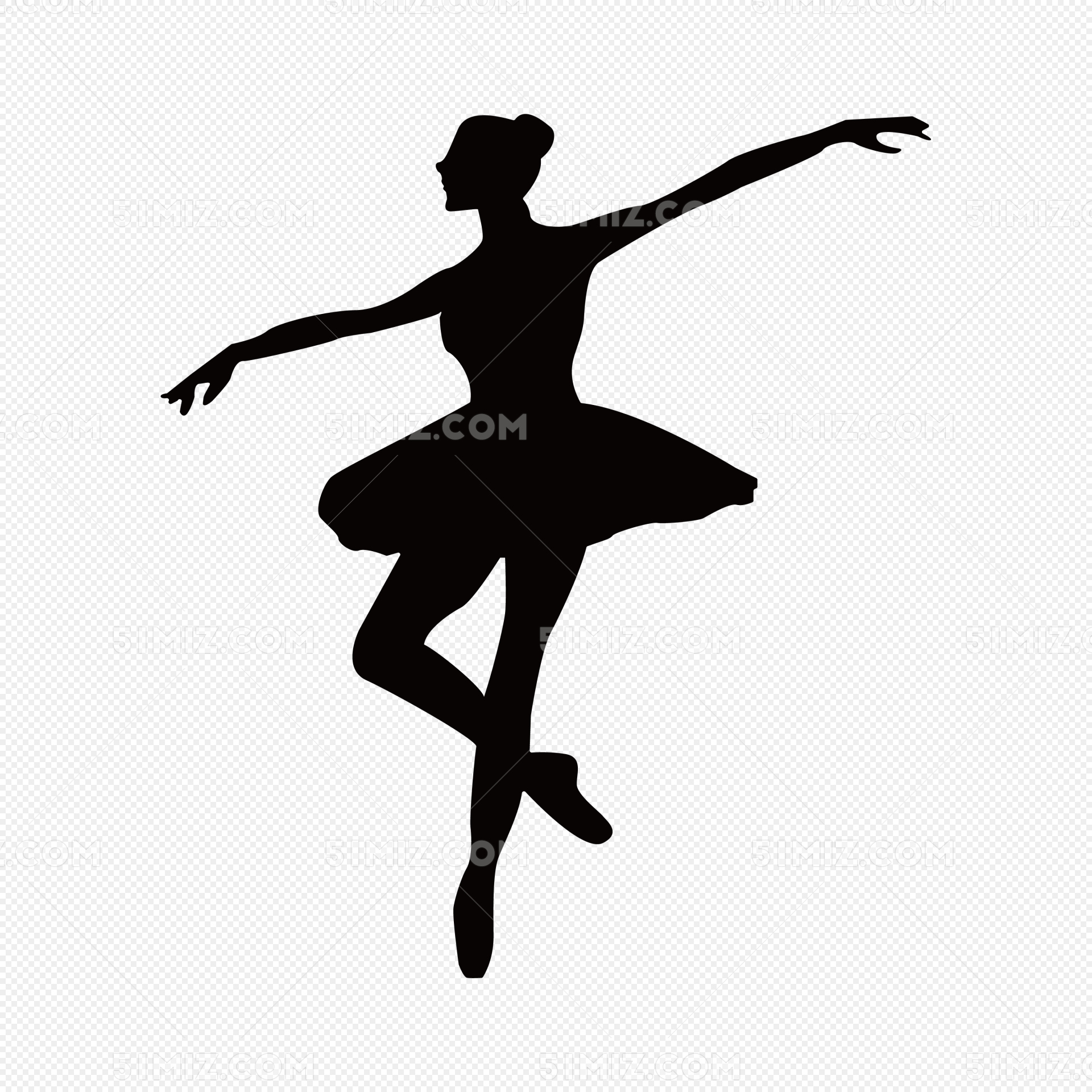 跳舞的女孩免费下载 卡通 手绘 舞者 跳舞 芭蕾图片素材免费下载 - 觅知网