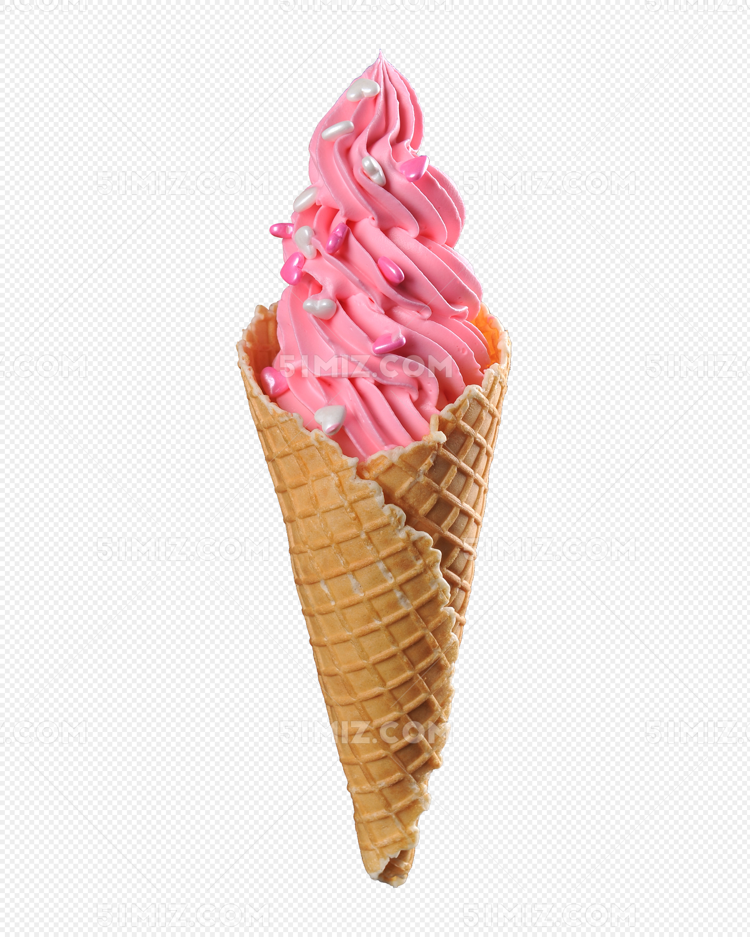 时尚彩色冰淇淋PPT模板-人人PPT