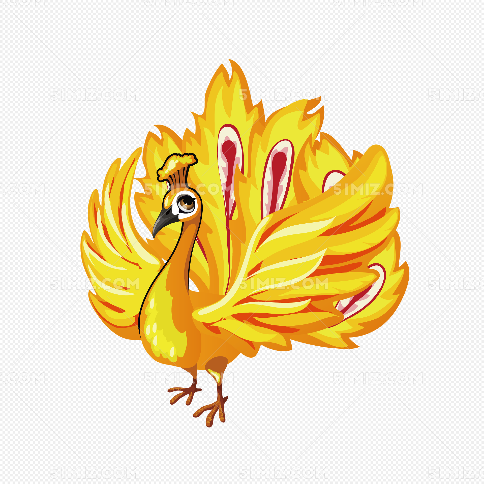 凤凰 五彩鸟 卡通形象 logo|UI|图标|走飘的梦_原创作品-站酷ZCOOL
