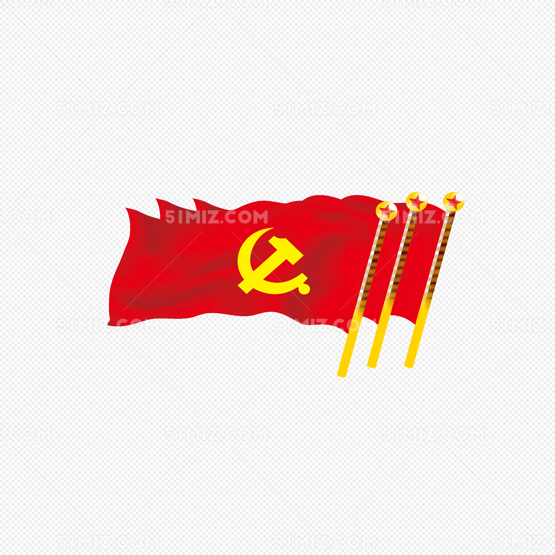 国旗党徽背景-千图网