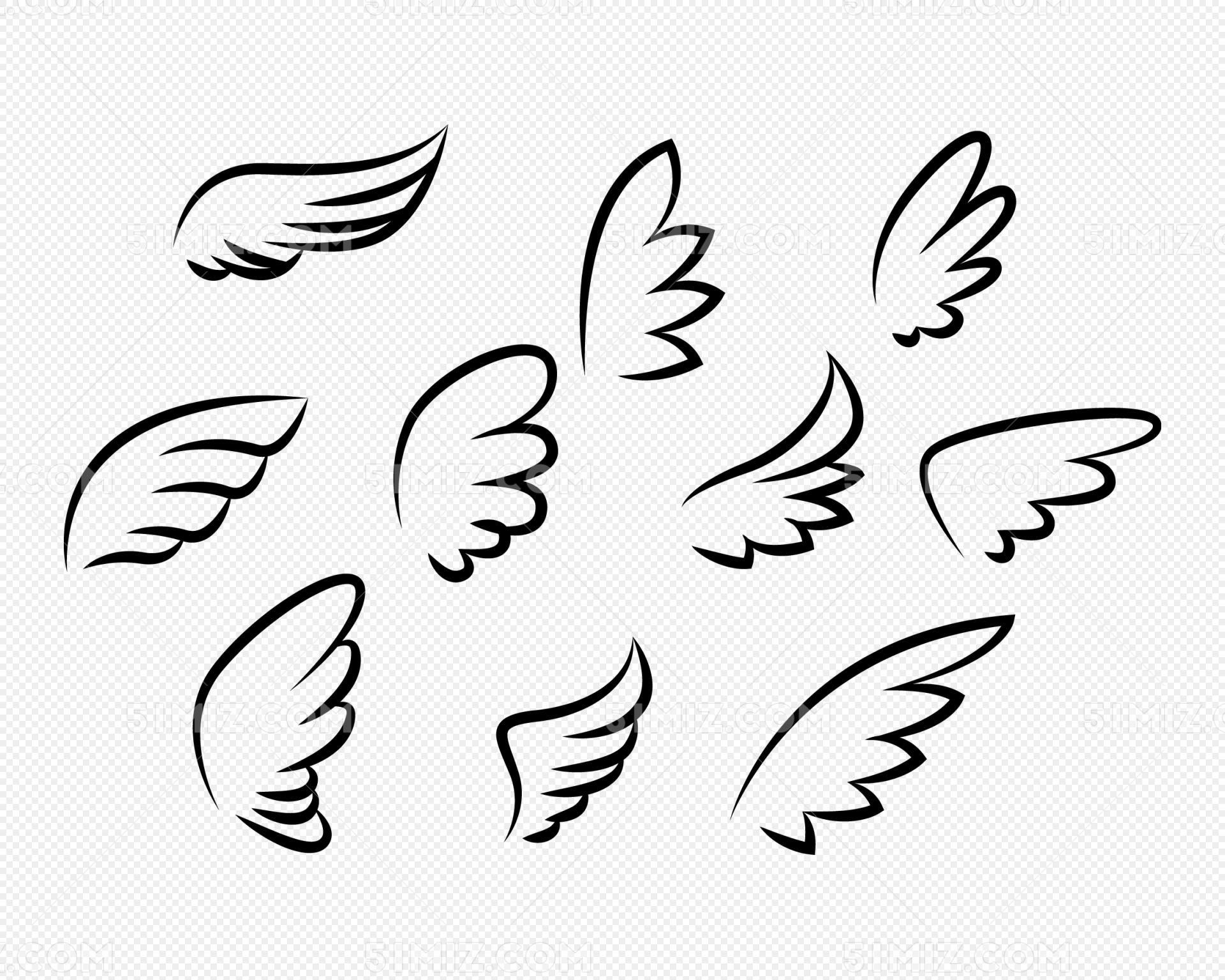 大天使翅膀画法教程 - 优动漫 动漫创作支援平台