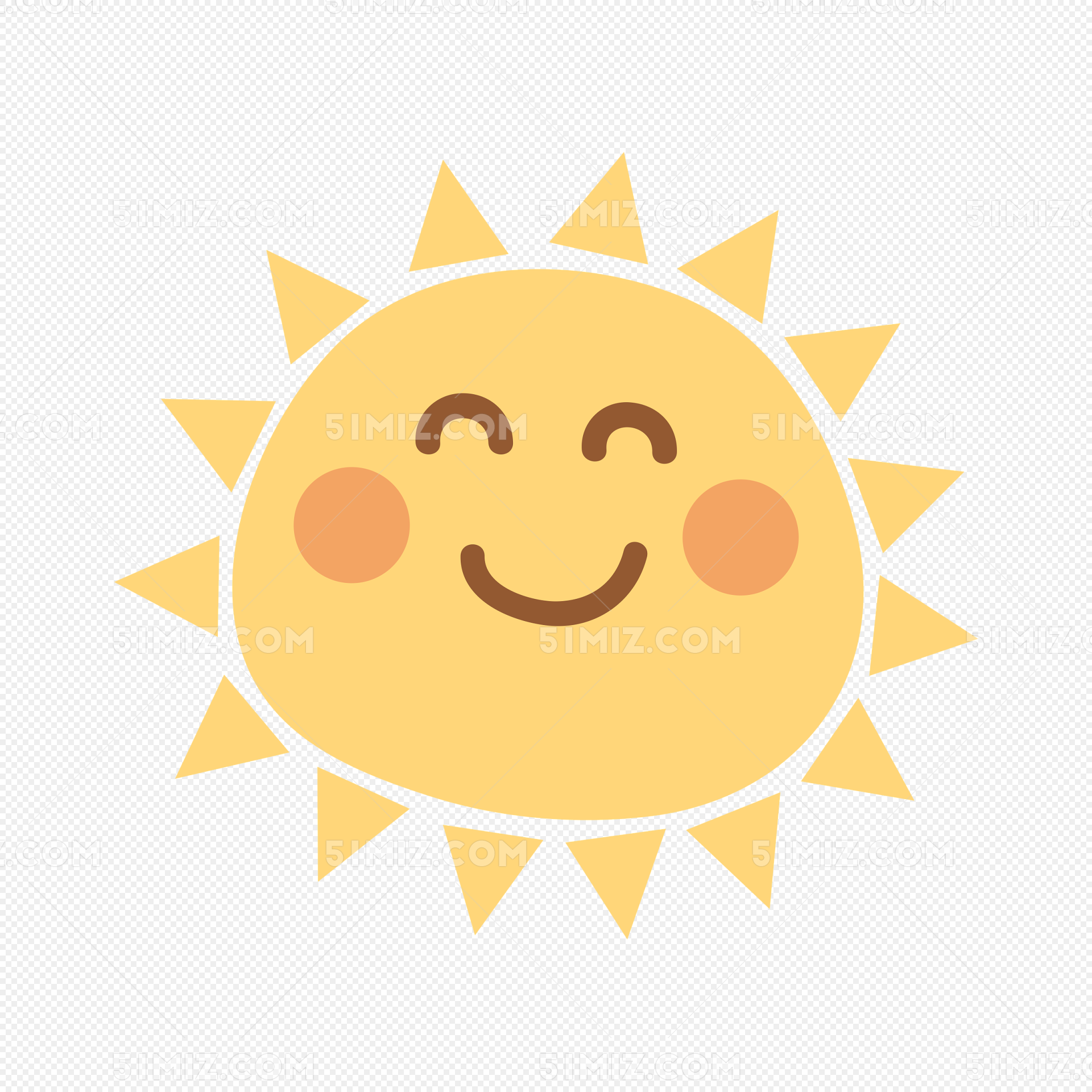 9款黄色太阳表情贴纸设计图__其他图标_标志图标_设计图库_昵图网nipic.com