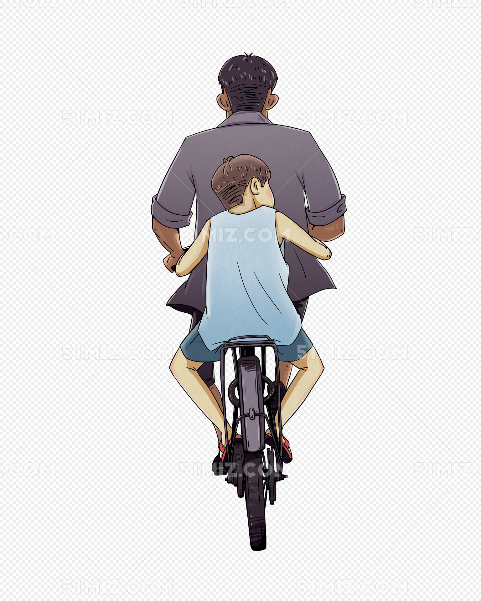 卡通骑自行车上学的男孩矢量图设计图__动漫人物_动漫动画_设计图库_昵图网nipic.com