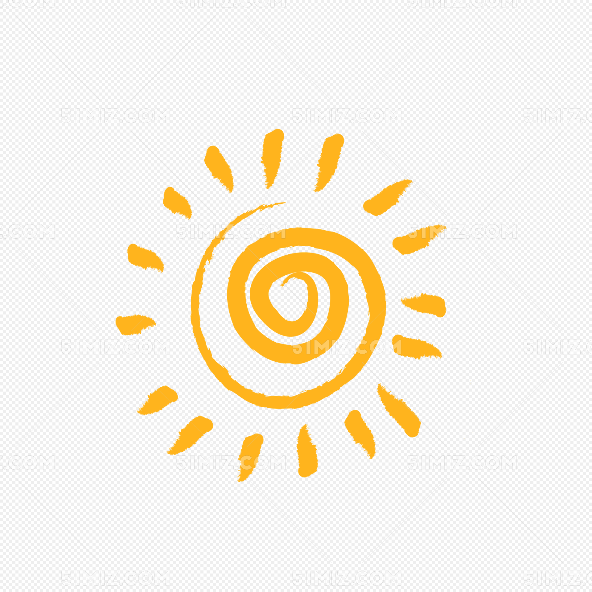 卡通太阳通过把手指绕太阳穴来表示你疯了。插画图片素材_ID:310998267-Veer图库