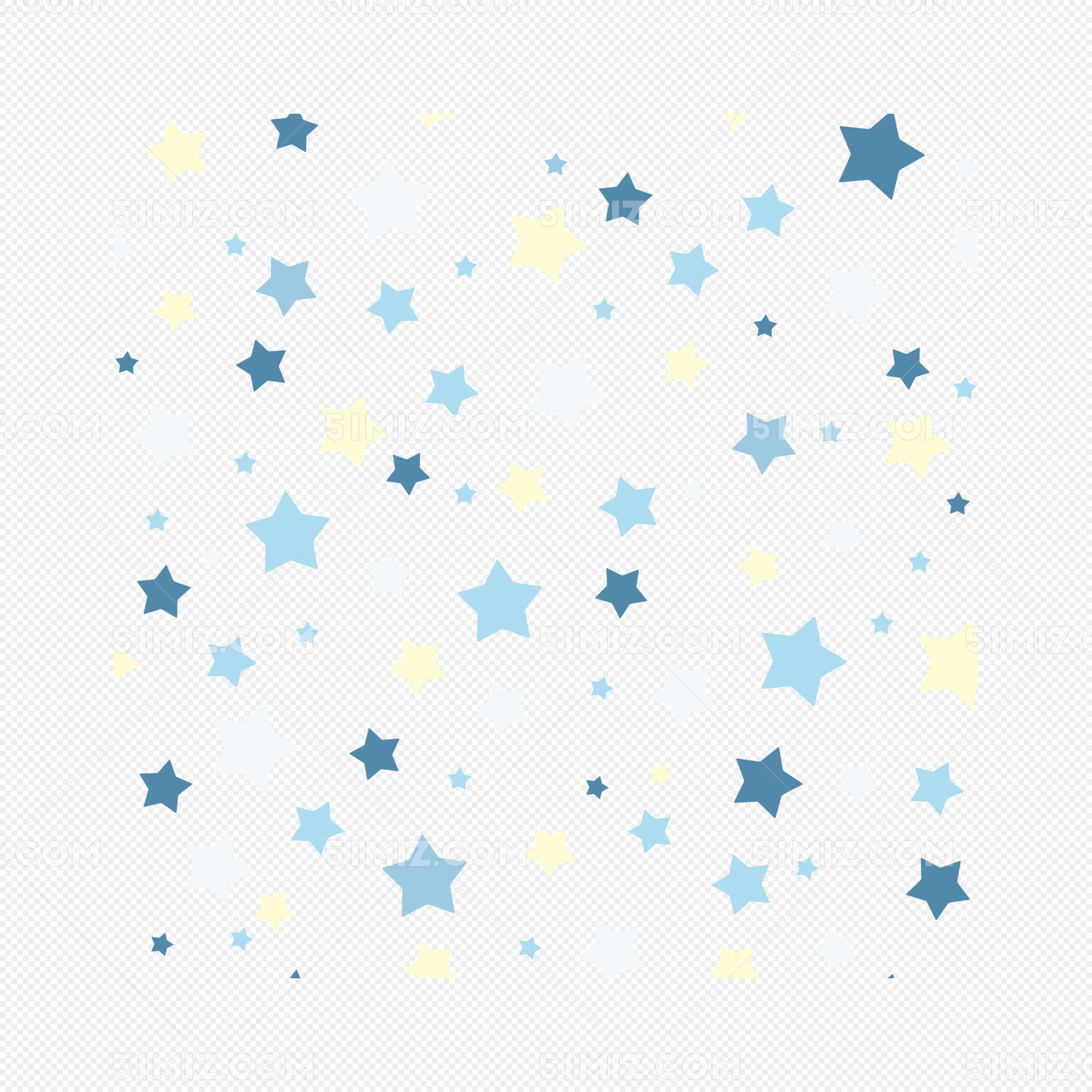 一组蓝色闪耀的星星设计图__广告设计_广告设计_设计图库_昵图网nipic.com