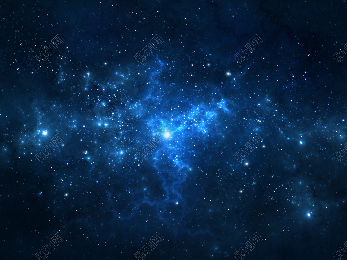 蓝色高清梦幻唯美星空星云银河太空宇宙海报背景图免费下载 - 觅知网