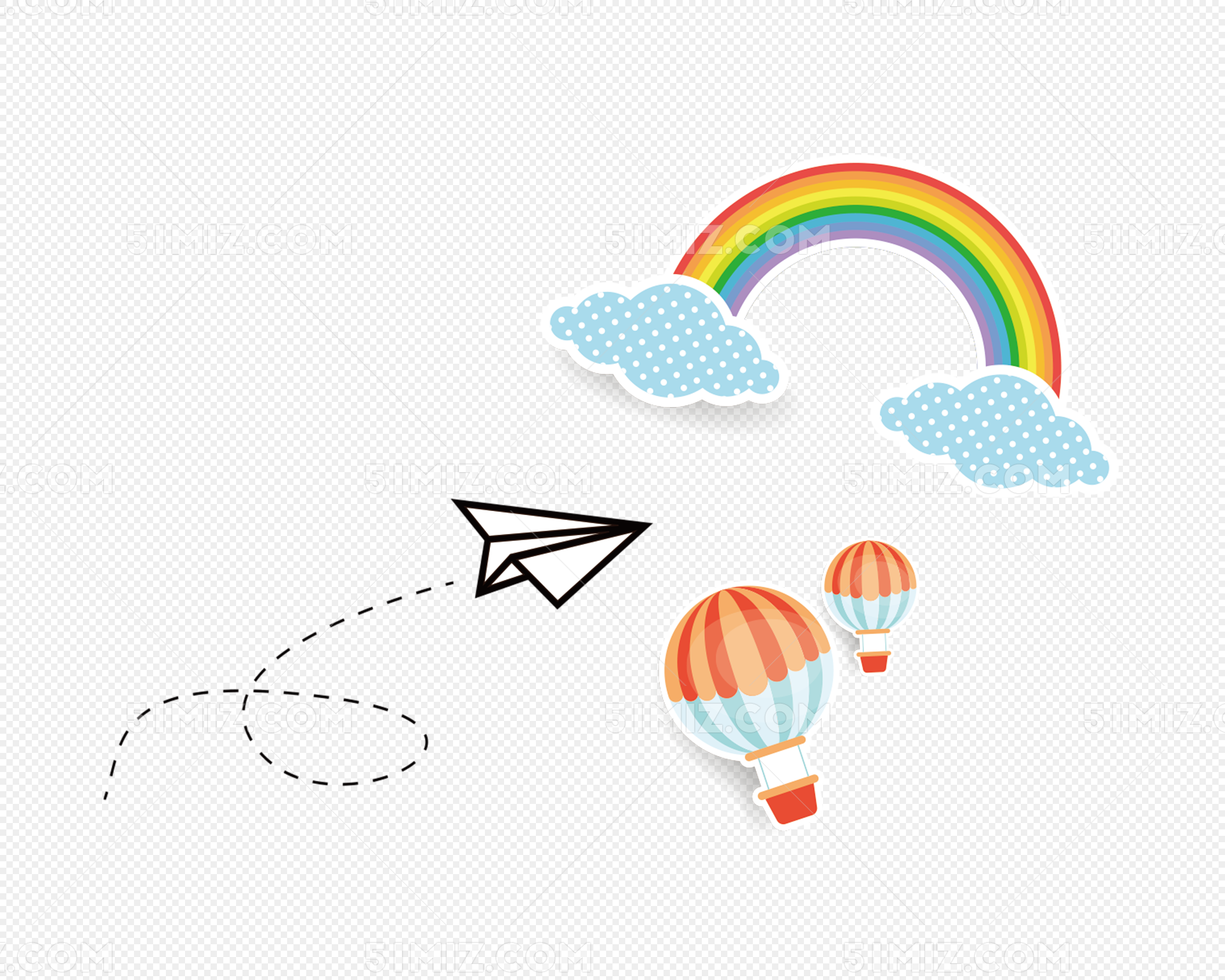 粉色天空中的纸飞机矢量图设计图__广告设计_广告设计_设计图库_昵图网nipic.com