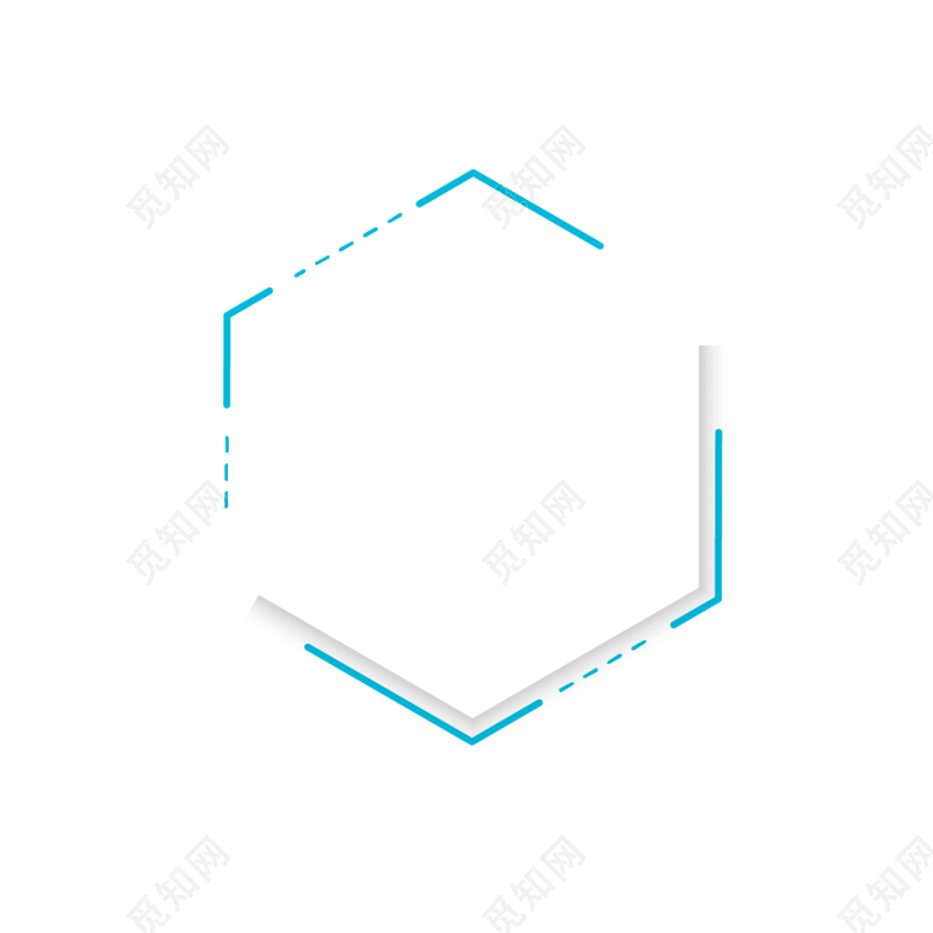六角形边框素材下载免费下载 觅知网
