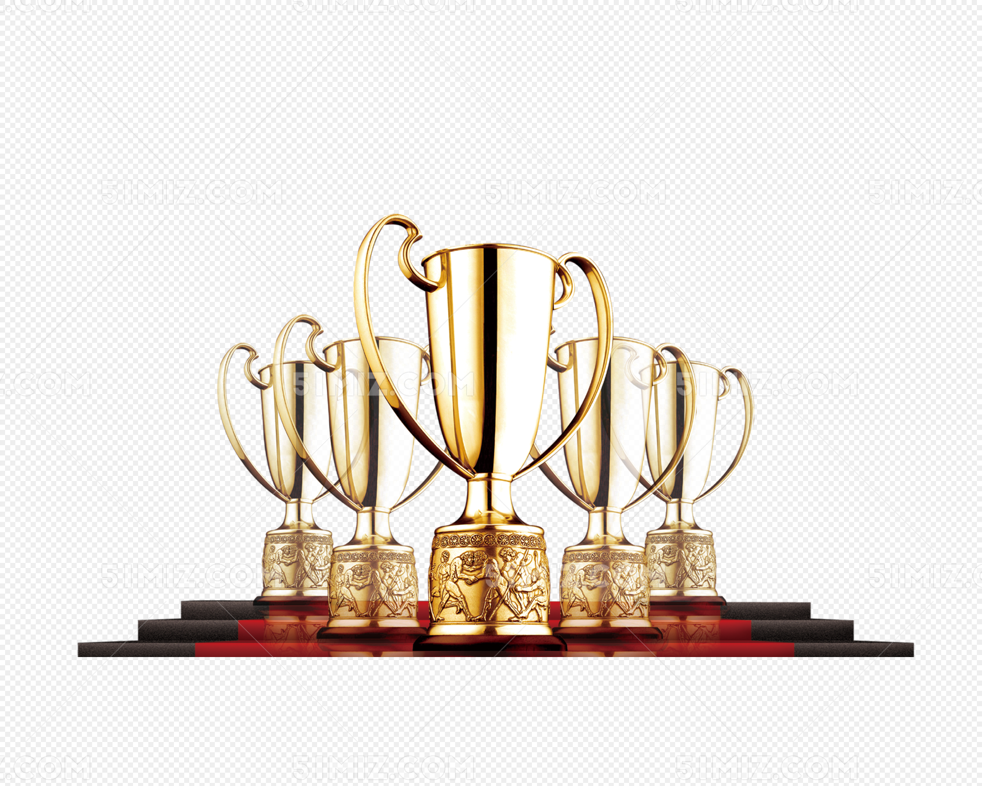 新款高档创意定 制水晶金属金银铜五角星奖杯年度优秀员工颁奖-阿里巴巴